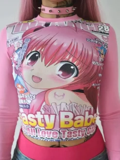 Tasty Babe Manga Long Sleeve Tee