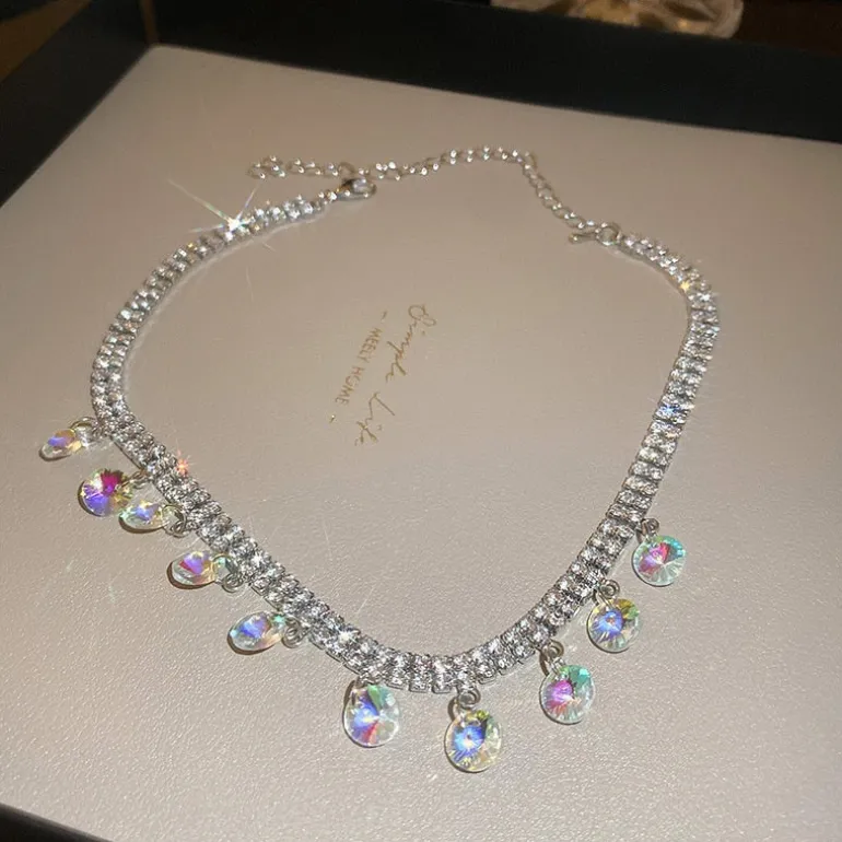 Teardrop Layered Pearl Choker