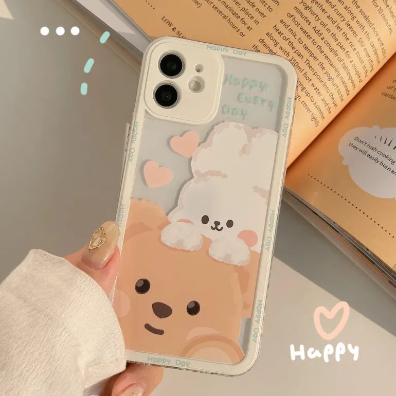 Teddy & Bunny Friends iPhone Case