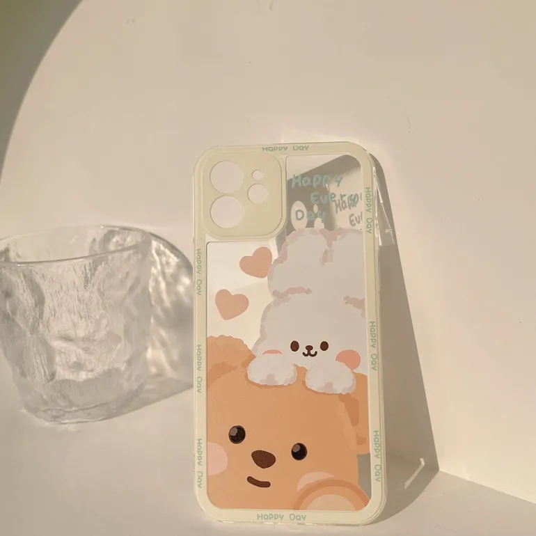 Teddy & Bunny Friends iPhone Case