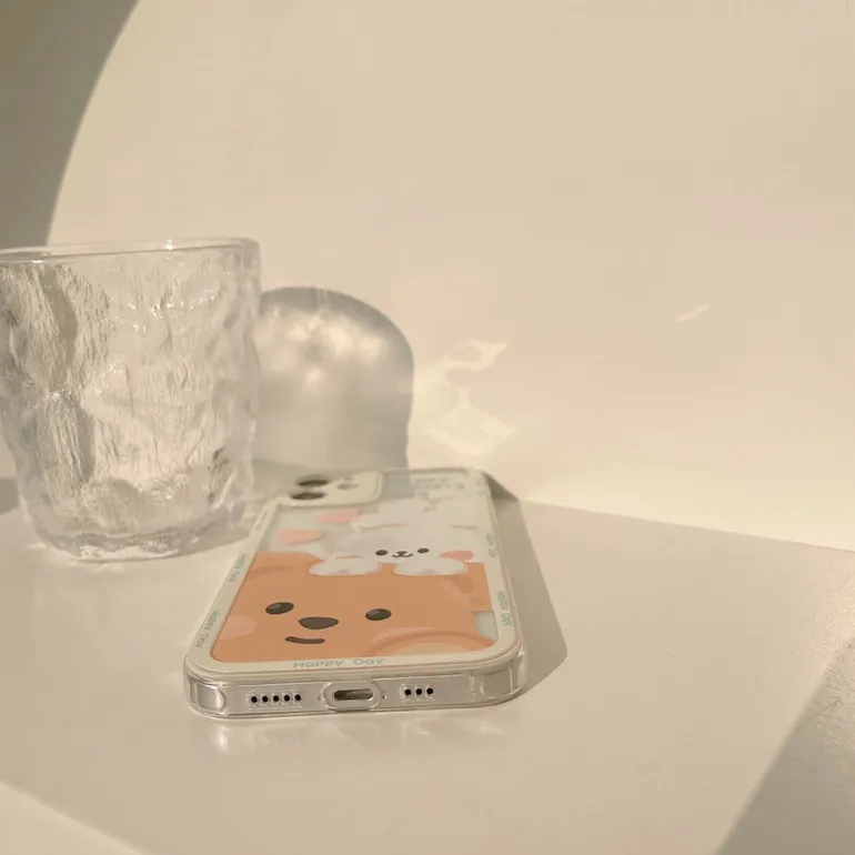 Teddy & Bunny Friends iPhone Case