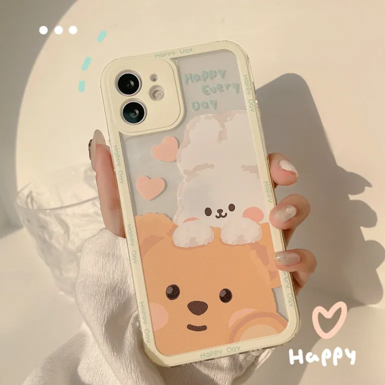 Teddy & Bunny Friends iPhone Case