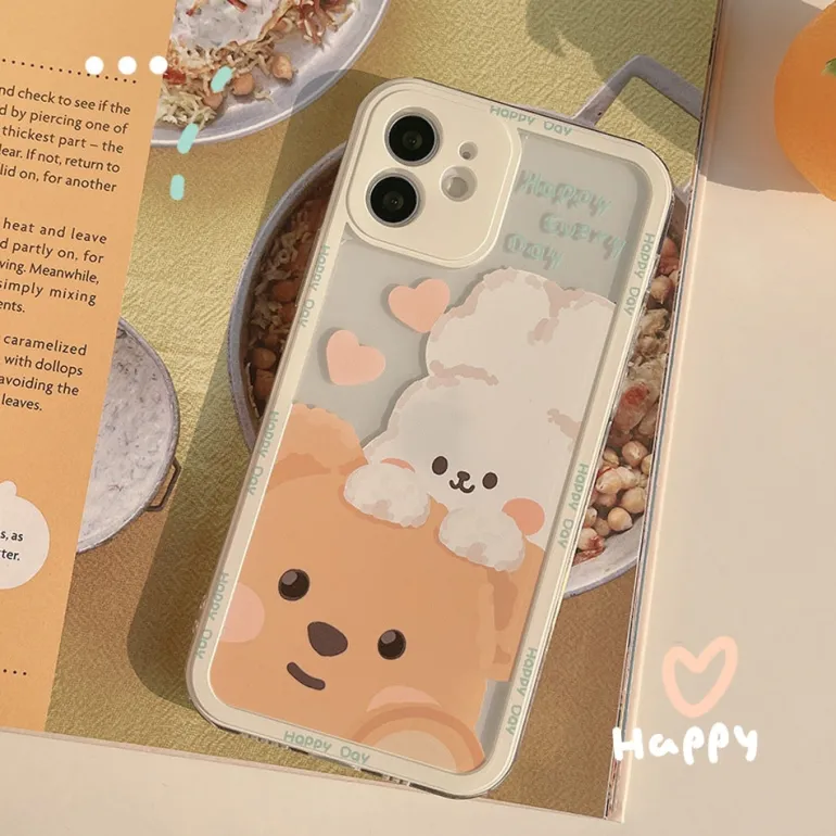 Teddy & Bunny Friends iPhone Case
