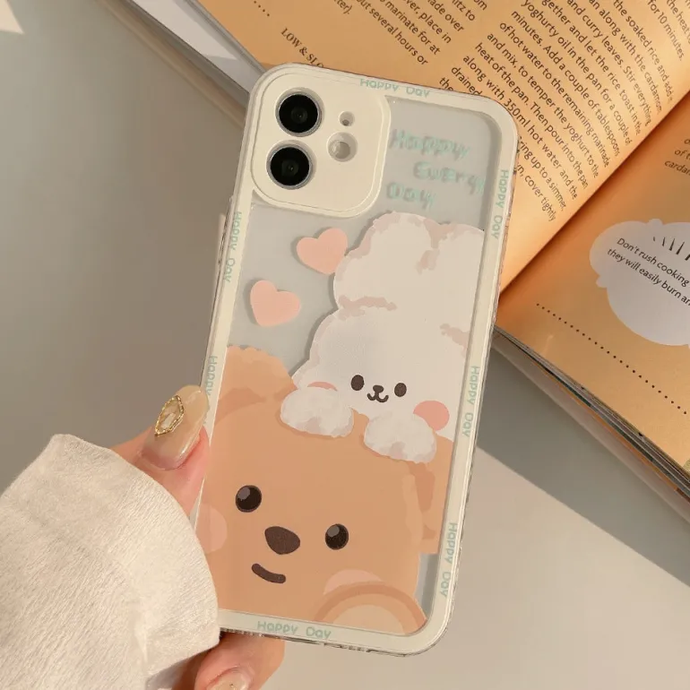 Teddy & Bunny Friends iPhone Case