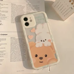 Teddy & Bunny Friends iPhone Case
