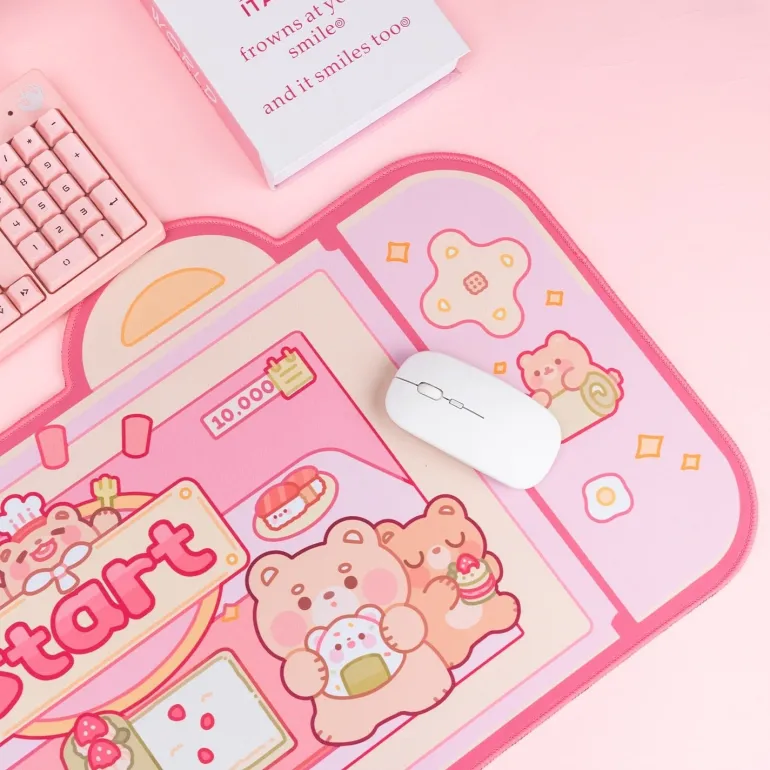 Teddy Bear Bakery Gaming Mousepad