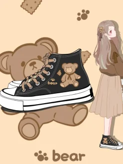 Teddy Bear Hi Tops