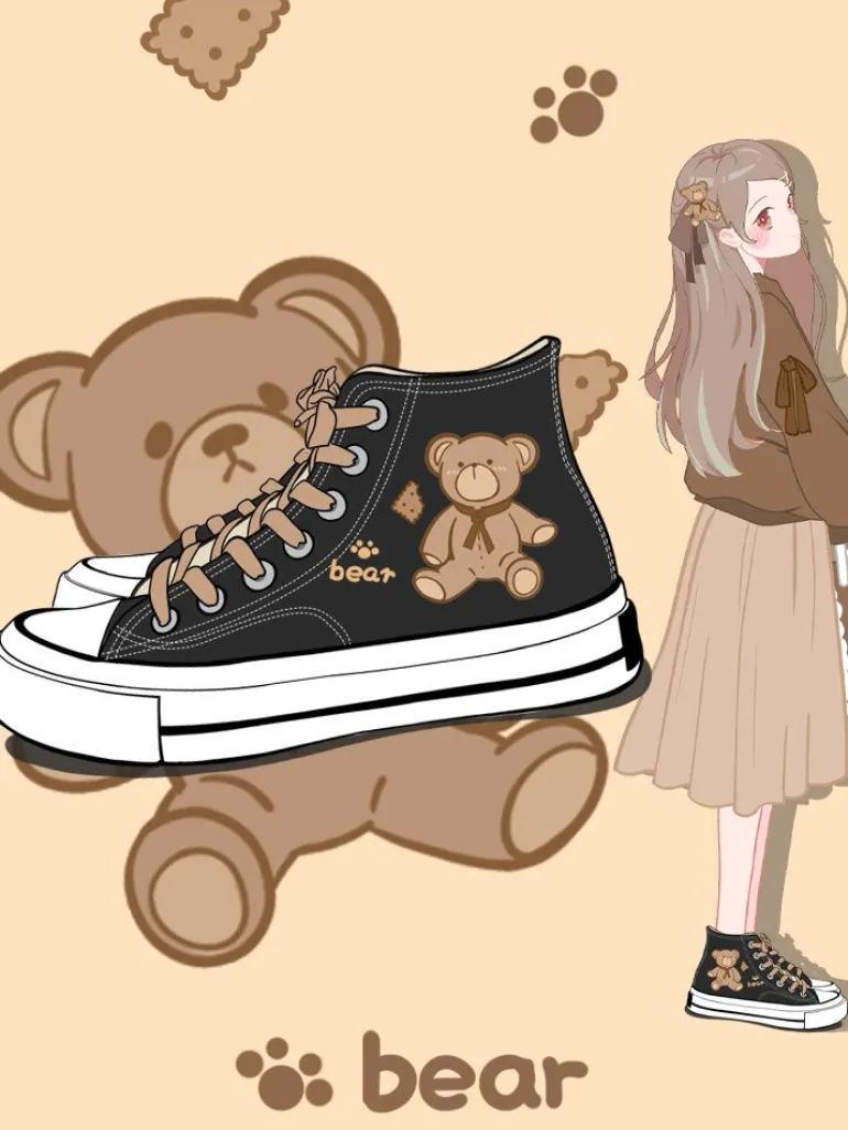 Teddy Bear Hi Tops