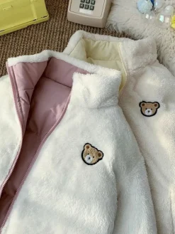 Teddy Bear Love Double Sided Coat