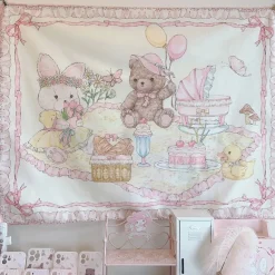 Teddy Bear Picnic Wall Tapestry