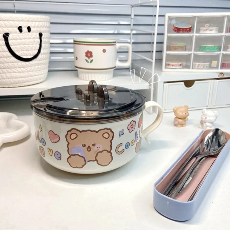 Teddy Bear Ramen Cookware Bowl