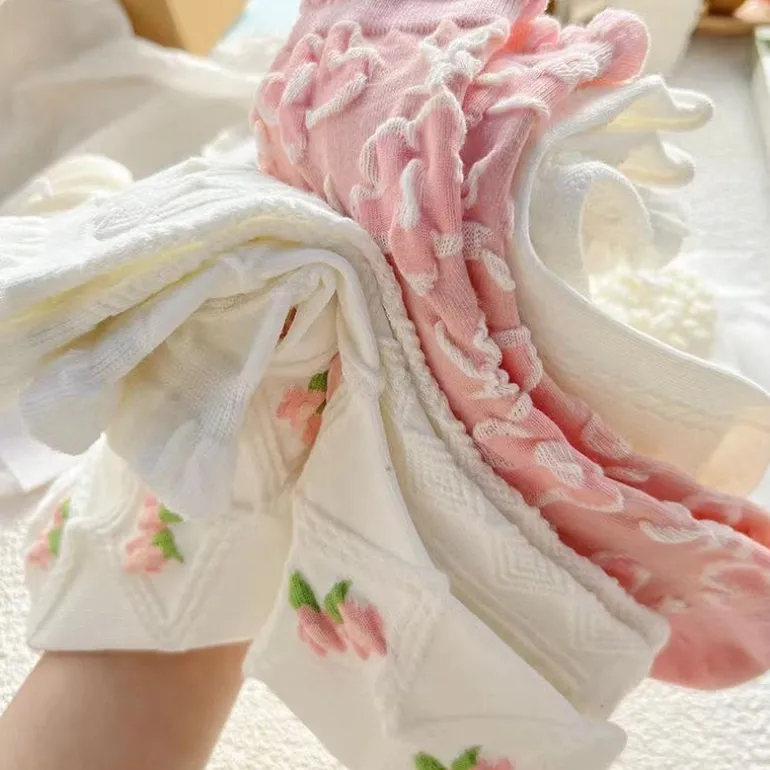 Textured Angelic Socks