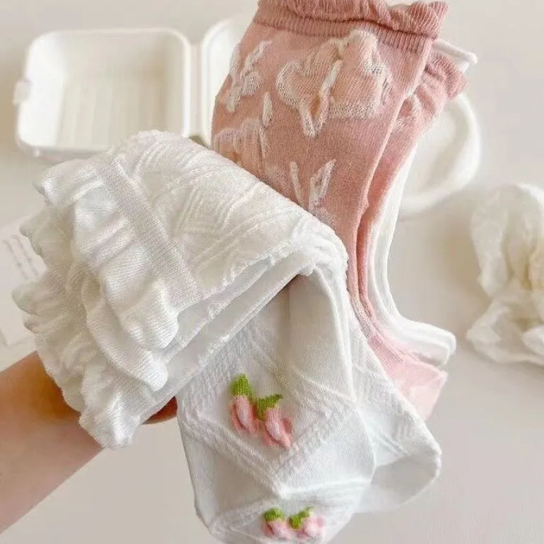 Textured Angelic Socks