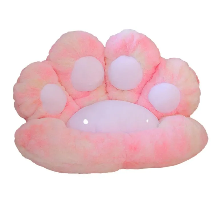 Tie-Dye Paw Gamer Chair Cushion
