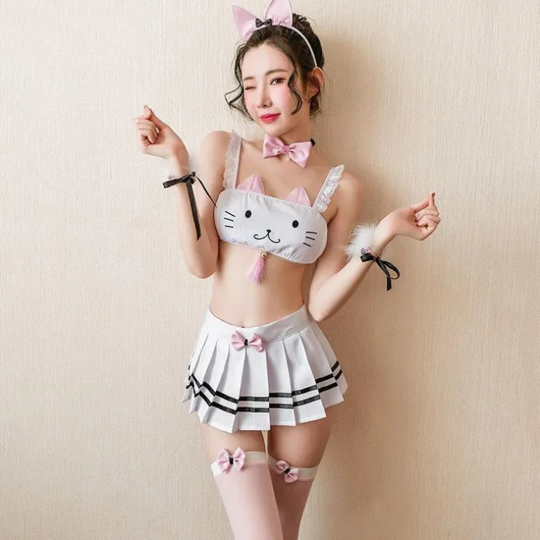 Tiny Kitten Lingerie Set