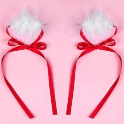 Tiny Reindeer Fishnet Lingerie