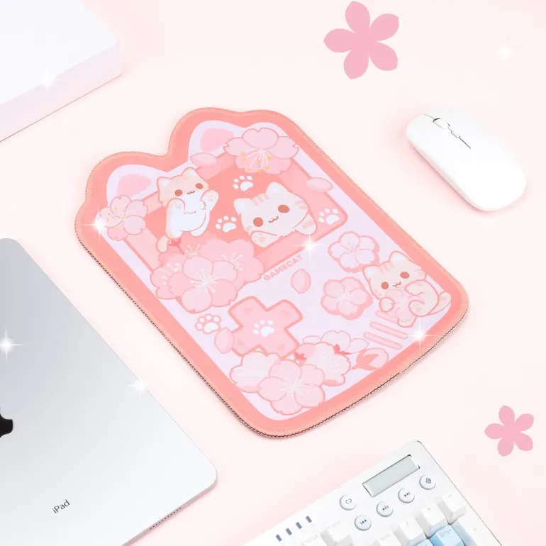 Tiny Sakura Neko Mousepad
