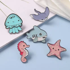 Tiny Sea Animal Pins