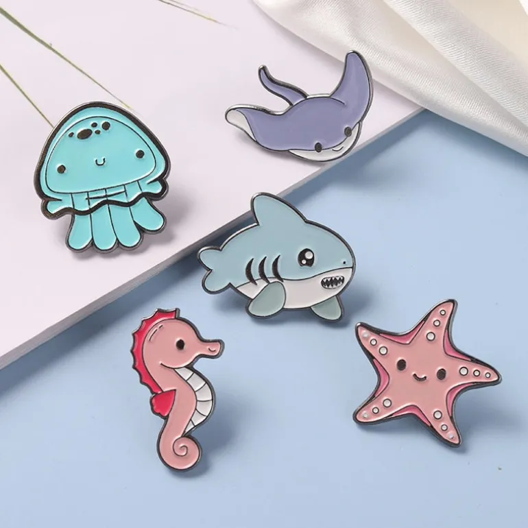 Tiny Sea Animal Pins