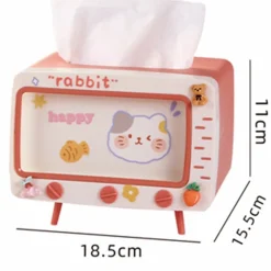 Tiny TV Tissue Box & Phone Holder