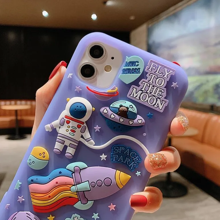To The Moon iPhone Case