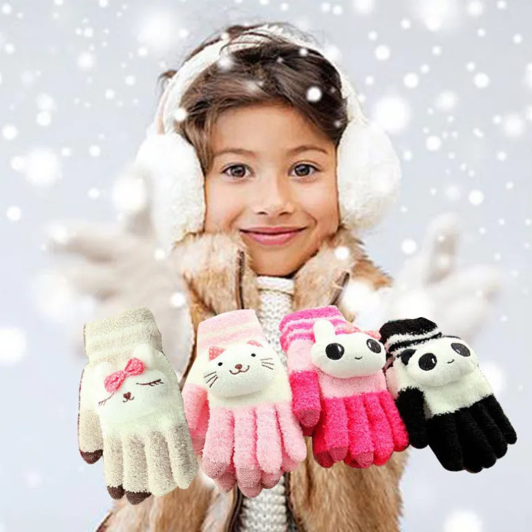 Touch Screen Kawaii Mittens