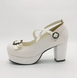 Traditional Bow Embellished Heels