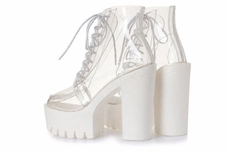 Transparent Baby Doll Booties
