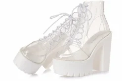 Transparent Baby Doll Booties