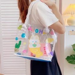 Transparent Kawaii Beach Bag
