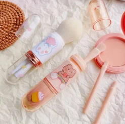 Travel Makeup Brush Set (4 in 1)