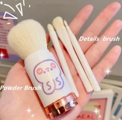 Travel Makeup Brush Set (4 in 1)