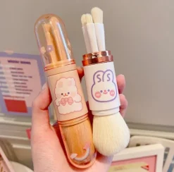 Travel Makeup Brush Set (4 in 1)