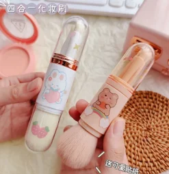 Travel Makeup Brush Set (4 in 1)