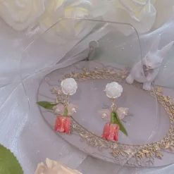 Tulip Drop Earrings