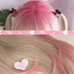 Two Tone Pink Cosplay Wig