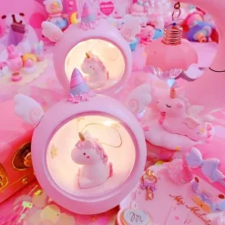 Unicorn Globe Night Light