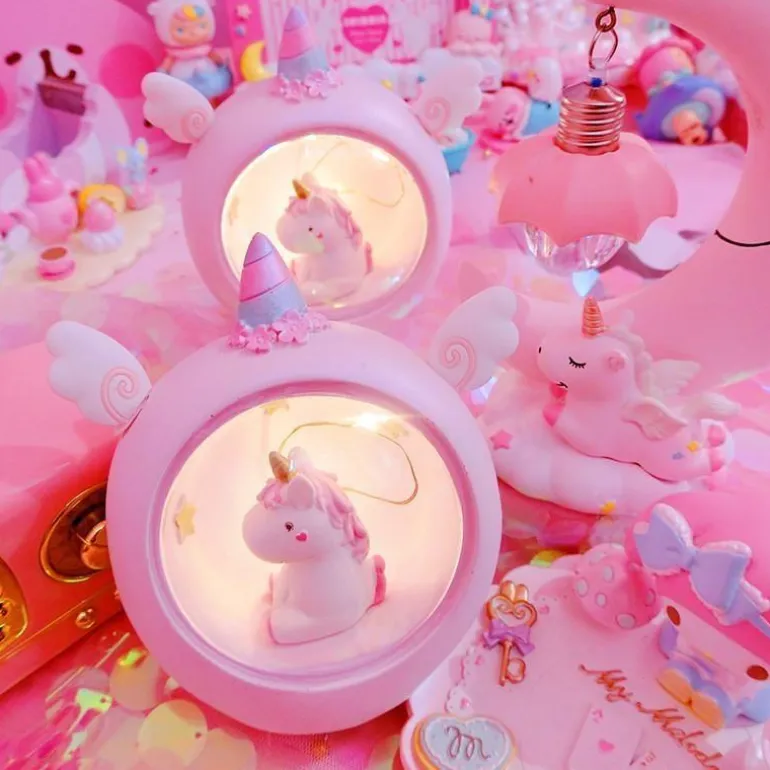 Unicorn Globe Night Light