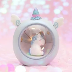 Unicorn Globe Night Light