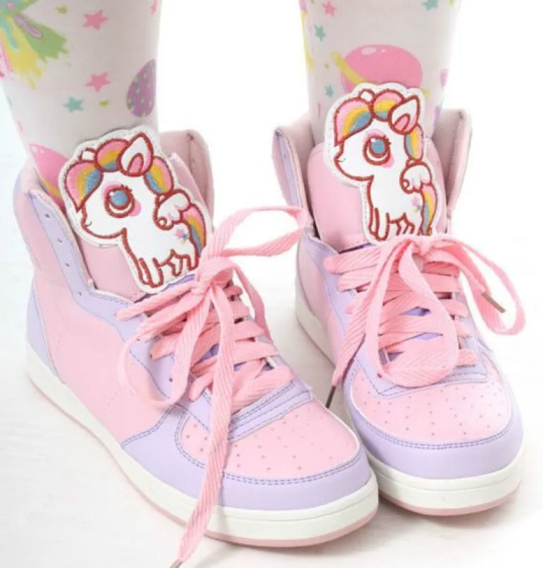 Unicorn High Top Sneakers