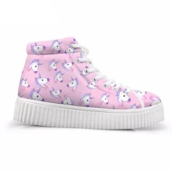 Unicorn Wedge High Tops