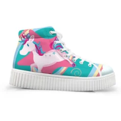 Unicorn Wedge High Tops