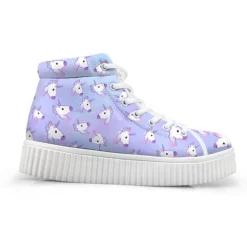 Unicorn Wedge High Tops