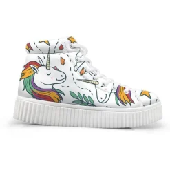 Unicorn Wedge High Tops