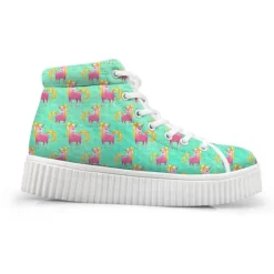 Unicorn Wedge High Tops