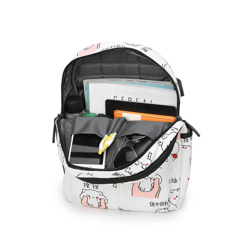 USB Charging Backpack Set