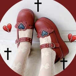 Valentine Mary Janes