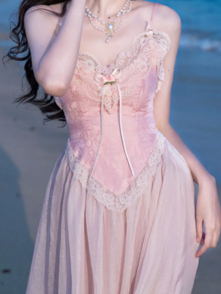 Velvet Fairycore Maxi Dress