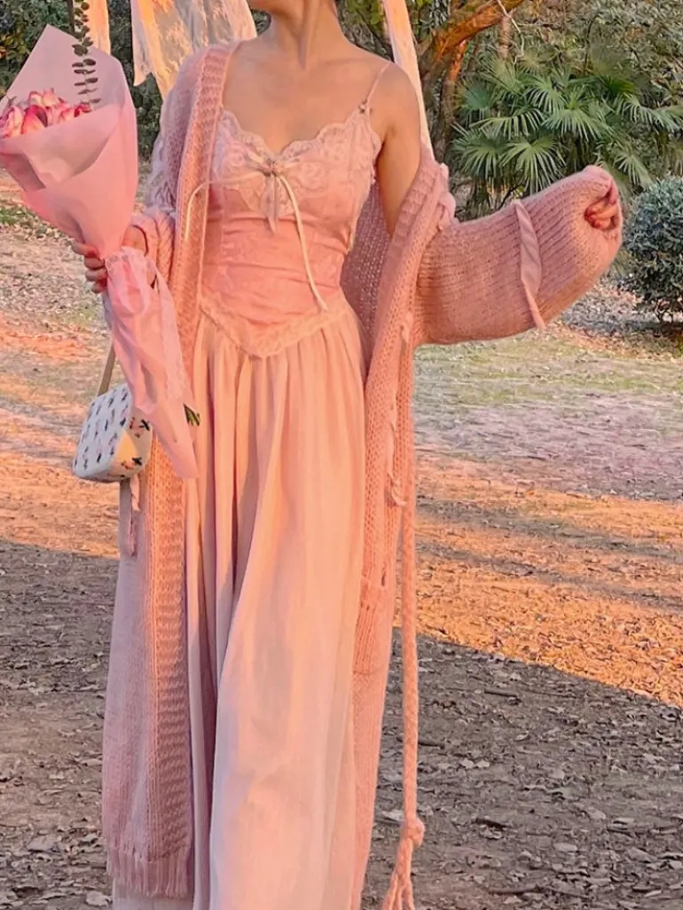 Velvet Fairycore Maxi Dress