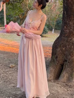 Velvet Fairycore Maxi Dress